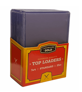 Cardboard Gold: Standard Top Loaders (25 ct)